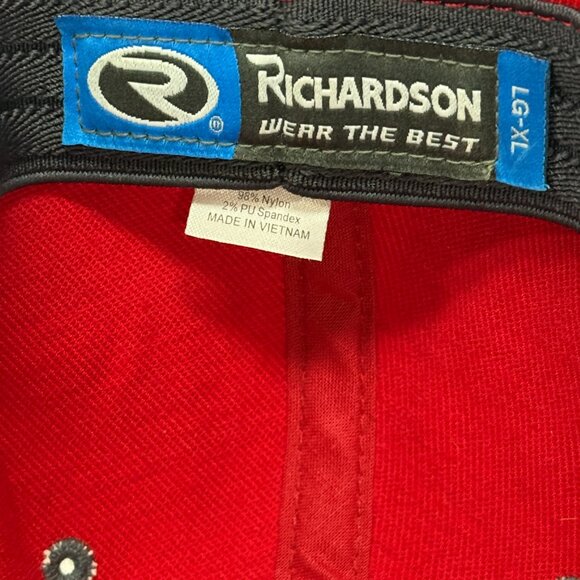 Alabama Ramblers Hat Cap Richardson L-XL Flexfit Red Stretch - Picture 8 of 11